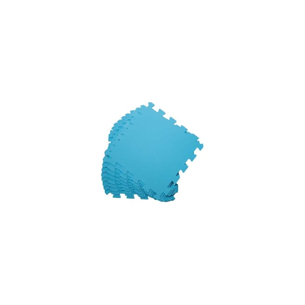 Универсальный мягкий пол  33x33x0.74 см, голубой ПМУП-33/33/0 .