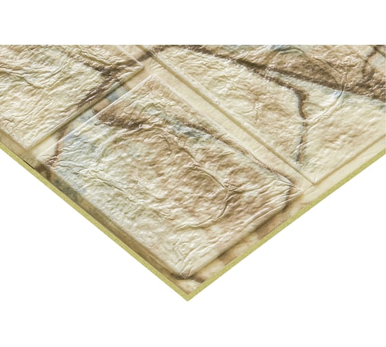 Мягкая самоклеящаяся 3D панель LAKO рулон, каменная кладка 27, 70x600см, толщина 6 мм LKD-16-05-FC83-RU