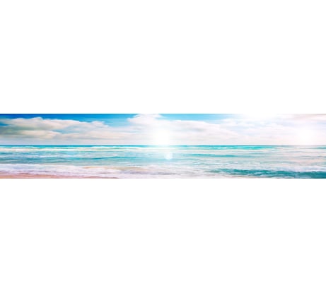 Кухонный фартук ПанельПласт фотопечать, лак, "Море", 600x3000 мм 343