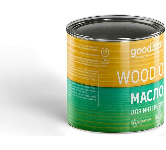 Масло для интерьера Goodhim, тик, 2,2 л. 75438