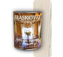 Масло для интерьера Kraskovar Deco Oil Interior белоснежный, 0.75 л 1448