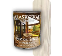 Масло для террас Kraskovar Deco Oil Terrace Белоснежный, 0.75 л 1550