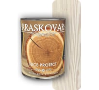 Масло для защиты торцов Kraskovar Slice Protect белоснежный, 0.75 л 1638