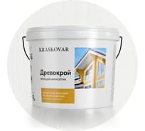 Кроющий антисептик Kraskovar «Древокрой», База С, 9 л 1087