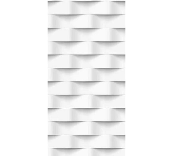 Панель ПВХ ПАНЕЛЬПЛАСТ White Waves фотопечать под лаком, 0,25x2,7 м, Хай-Тек, 10 шт. 8235 1