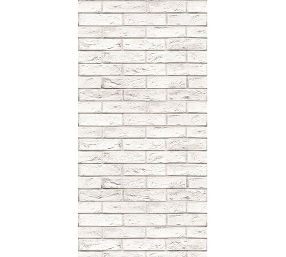 Панель ПВХ ПАНЕЛЬПЛАСТ Loft Brick фотопечать под лаком, 0,25x2,7 м, Хай-Тек, 10 шт. 8239