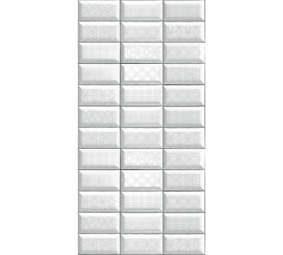 Панель ПВХ ПАНЕЛЬПЛАСТ Patterned Tiles фотопечать под лаком, 0,25x2,7 м, Приорити, 10 шт. 8272 1