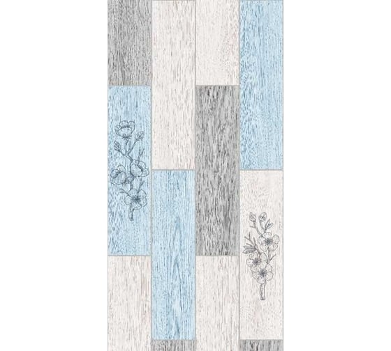 Панель ПВХ ПАНЕЛЬПЛАСТ Flower Laminate фотопечать под лаком, 0,25x2,7 м, Приорити, 10 шт. 8265