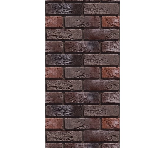 Панель ПВХ ПАНЕЛЬПЛАСТ Fired Brick фотопечать под лаком, 0,25x2,7 м, Приорити, 10 шт. 8281