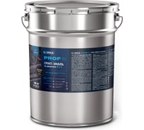 Грунт-эмаль по ржавчине ЛАКРА Prof it 4 в 1, быстросохнущая, черный, ral 9005, 15 кг 8311397 ЛА-00001617