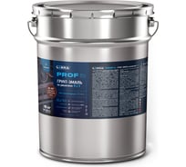 Грунт-эмаль по ржавчине ЛАКРА Prof it 4 в 1, быстросохнущая, шоколадно-коричневая, ral 8017, 15 кг 8311402 ЛА-00001622