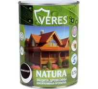 Декоративная пропитка для дерева VERES Natura полуматовая, 0.75 л, палисандр 262291