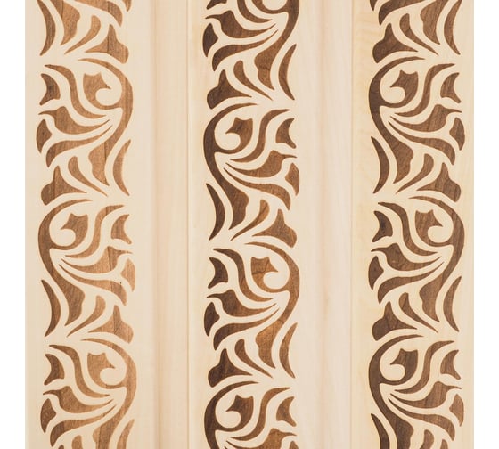 Вагонка СИМАЛЕНД SoftLine Флора липа, 240x8.5x1.5 см, в упаковке (1,02 кв. м) 5 шт. 7117647