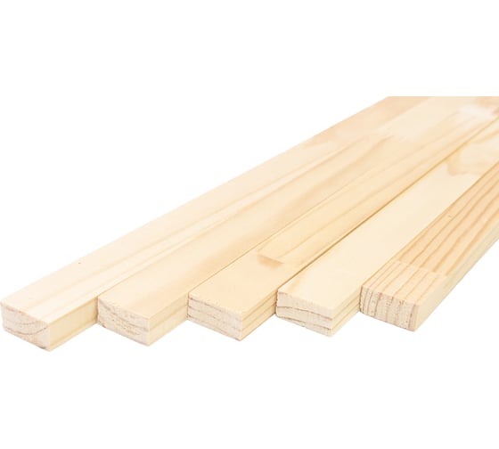 Брусок Timber&Style 10x19x1000мм, сращенный, 5 штук, сорт экстра, сосна TSM10191005 1