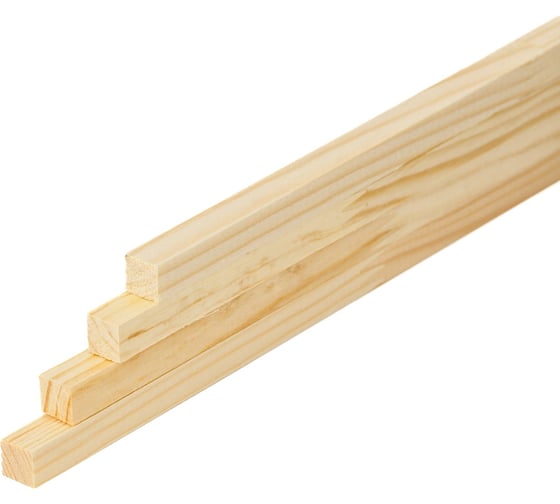 Брусок Timber&Style 11x11x2200мм, 4 шт, сращенный сорт экстра, сосна TSM11112204 1