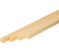 Брусок Timber&Style 19x19x1000мм, сращенный, 4 шт,сорт экстра, сосна TSM19191004