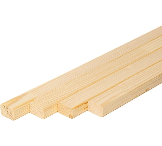 Брусок Timber&Style 19x29x2200 мм, сращенный, 4 шт, сорт экстра, сосна TSM19292204