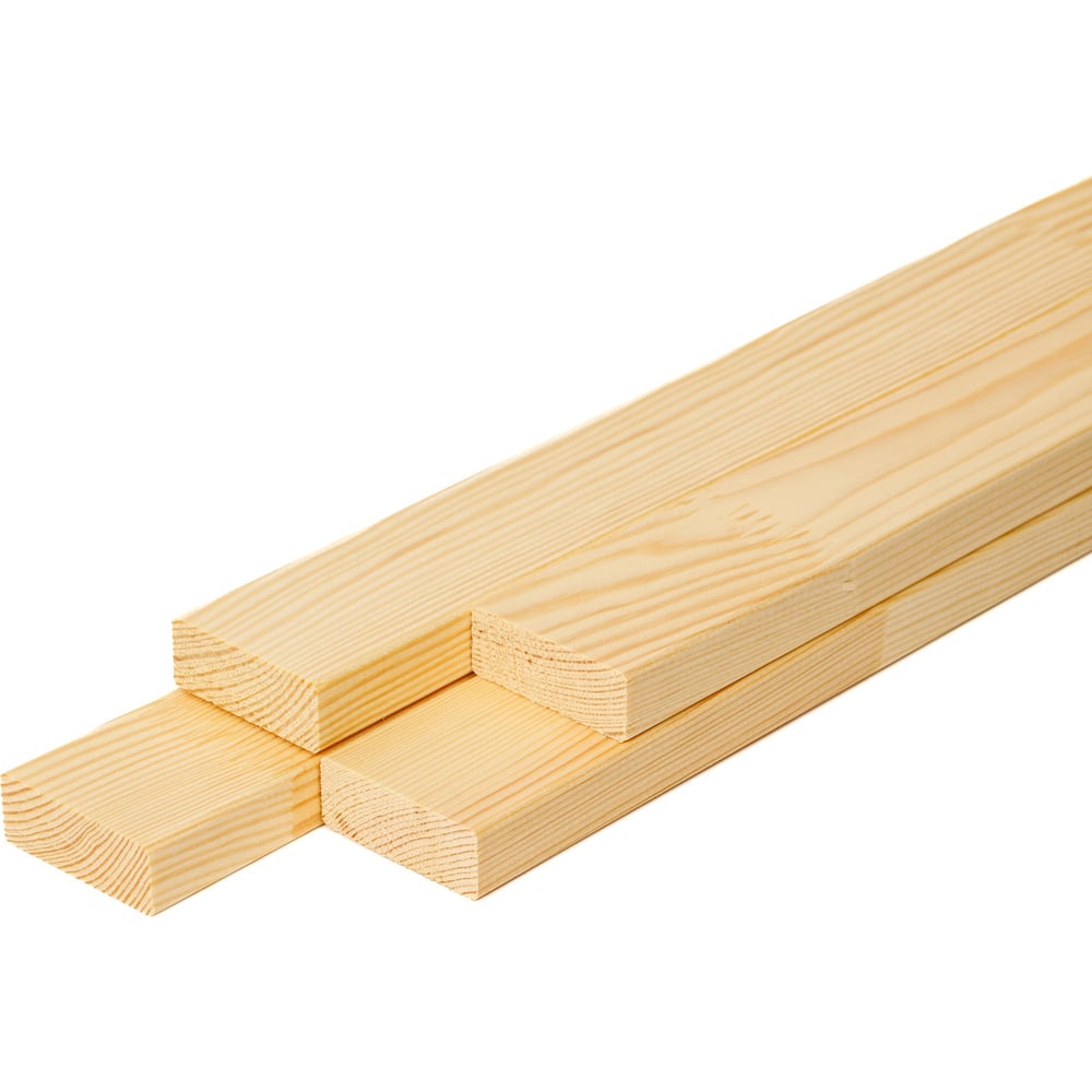 Брусок Timber&Style 19x50x2200 мм, сращенный, 4 шт, сорт экстра, сосна ...
