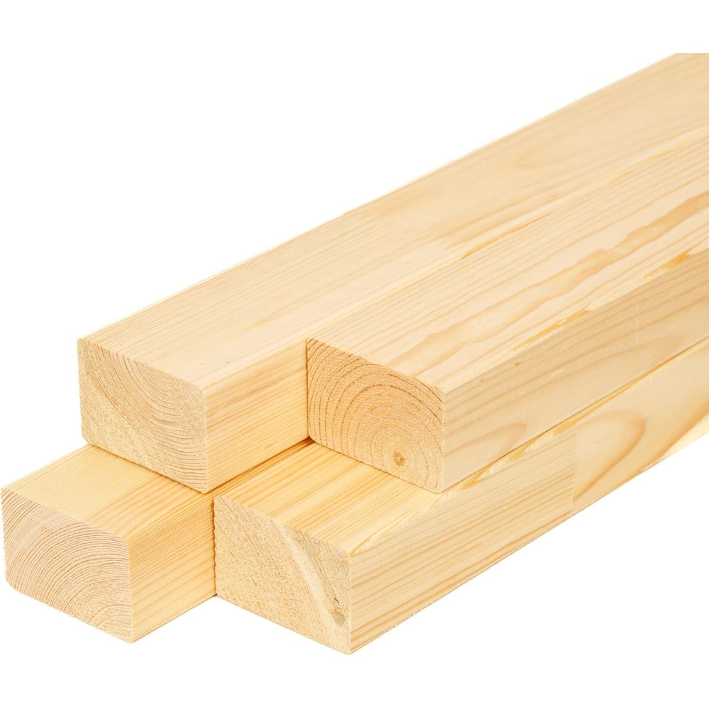 Брусок Timber&Style 40x60x2200мм, 4 шт, сращенный, сорт экстра, сосна ...