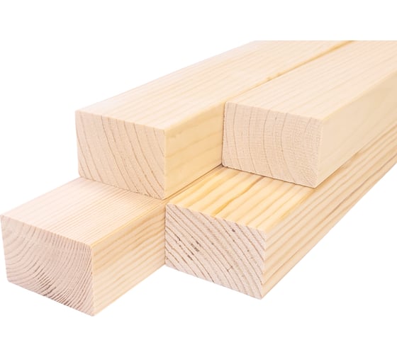 Брусок Timber&Style 40x60x1000мм, 4 шт, сращенный, сорт экстра, сосна TSM40601004