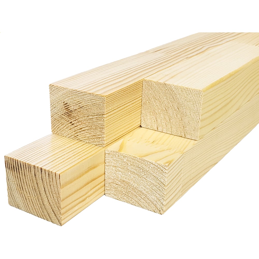 Брусок Timber&Style 40x50x1000мм, 4 шт, сращенный, сорт экстра, сосна ...