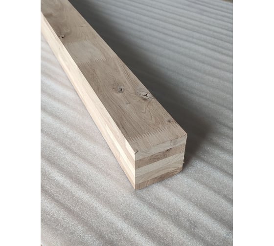 Брус MW 1 шт., 95x95x3000, дуб клееный, Рустик сорт В-С конструкционный ДБК95953000-Рустик-ВС-К