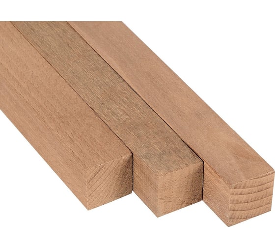 Брусок Thermodecking (термобереза; 40x40x2900 мм; БФ сорт; 6 шт. в упаковке) 4687202453979 1