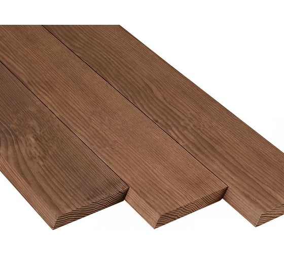 Прямой планкен Thermodecking термоясень, 20x100x1000 мм, сорт 0-1, в упаковке 4 шт. 4687202454228 1