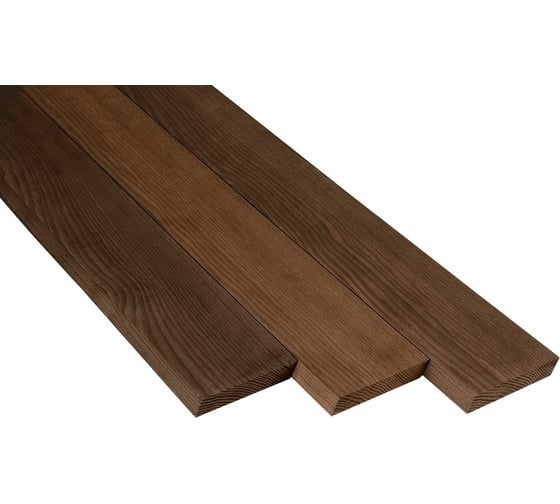 Косой планкен Thermodecking термоясень, 20x75x2200 мм, сорт 0-1, в упаковке 4 шт. 4687202457205 1