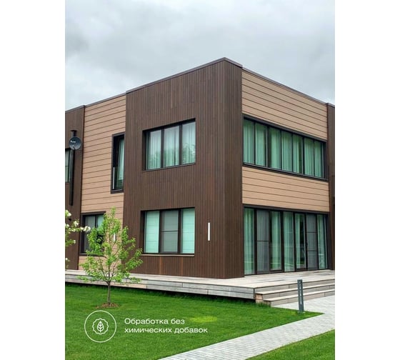 Косой планкен Thermodecking (термобереза; 20x140x1800 мм; 4 шт. в упаковке) 4687202456710