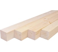 Профилированный брусок Timber&Style массив хвоя сорт АВ, 50x50x2000 мм TSAB50502004