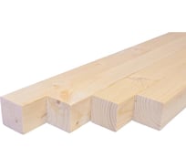 Профилированный брусок Timber&Style массив хвоя сорт АВ, 40x40x2000 мм TSAB40402004
