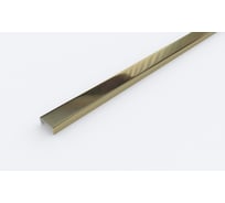 Разделительный профиль Лука 2700.042 шампань 20 мм, для кафеля высотой 8 мм, зеркальная, нержавеющая сталь AISI 304 УТ000079475