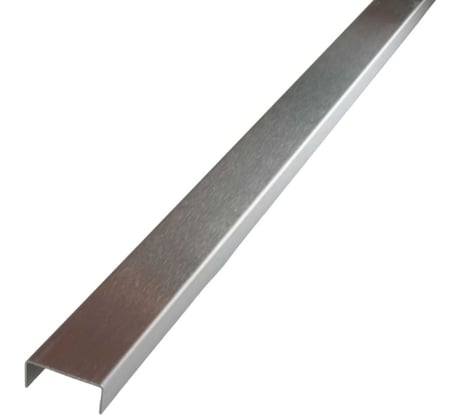 Бордюр-вставка из нержавеющей стали РУССКИЙ ПРОФИЛЬ сатин рпн-23 25x10с 2,7м 4680427117336
