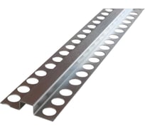 Разделительный профиль из нержавеющей стали РУССКИЙ ПРОФИЛЬ сатин рпн-22 15x10с 2,7м 4680427117015