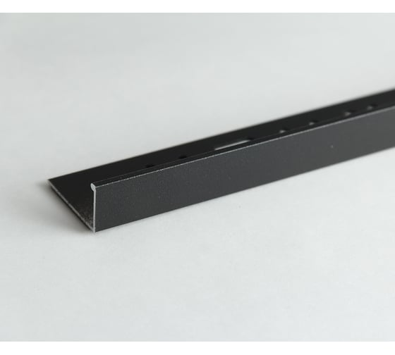 Профиль окантовочный Волшебная палочка MSPK 01.2700.SL08 10мм 2,7м Камень черный УТ000080488
