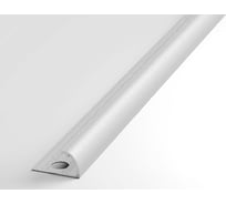 Профиль окантовочный полукруглый алюминиевый ЛУКА 12 мм, 2,7 м, Белый УТ000013610