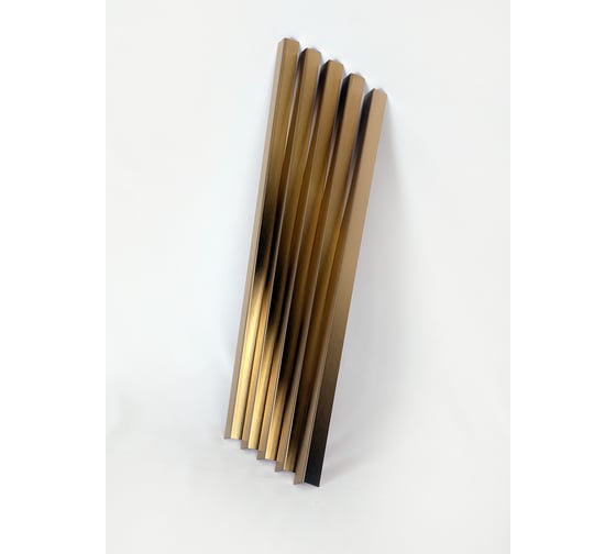 Профиль Forming L1 30*30 нержавеющая сталь AISI 430 0,8 мм Gold Satin длина 3000 1109 1