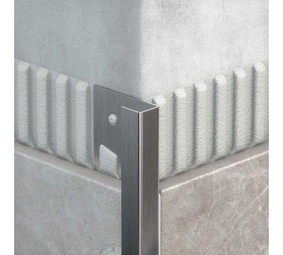 Профиль из нержавеющей полированной стали ООО Элитпроф K10 EP, 10х2700 мм НКC-10 П 270 1