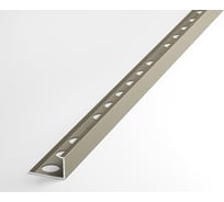 Профиль окантовочный L-образный алюминиевый ЛУКА 12,5 мм, 2,7 м, анодированный, Шампань УТ000028954