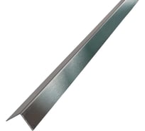 Угол внешний из нержавеющей стали РУССКИЙ ПРОФИЛЬ РПН-У01 20х20 серебро сатин 0,5мм AISI 201 2,7м 4680427163111