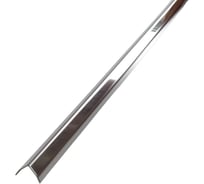 Угол внешний из нержавеющей стали РУССКИЙ ПРОФИЛЬ РПН-У03 15х15 серебро полировка 0,5мм AISI 201 2,7м 4680427163128