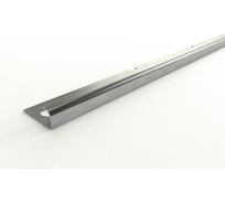 Профиль окантовочный под плитку ЛУКА (12 мм, 2,7 м, нержавеющая сталь) УТ000042897