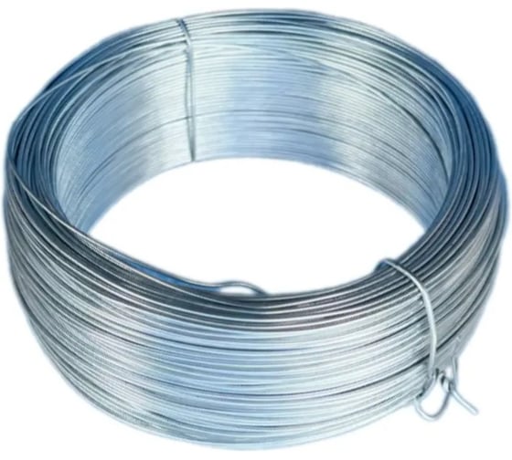 Проволока вязальная ООО "ПК Русмет" 2,0мм x 41м (1кг) стальная оцинкованная термообработанная Provoloka20-1