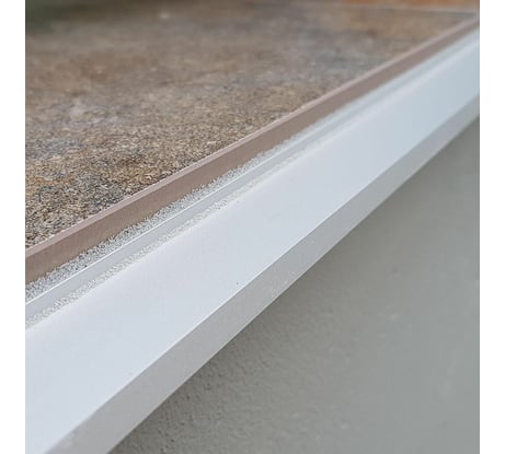 Капельник РУССКИЙ ПРОФИЛЬ 2.7 м, анодированное, серебро матовое 4680427012457