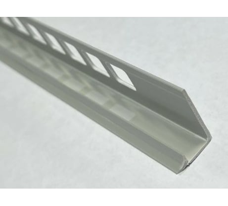 Внутренний профиль для плитки DECONIKA 10 мм, 2.5 м, 002-G Светло-серый глянец Д-Пл10-В 002-0 002-0 СВТ СЕР-Г