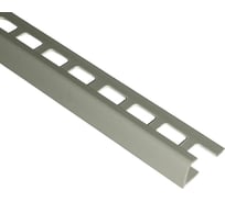 Наружный профиль для плитки DECONIKA 12 мм, 2.5 м, 002-G Светло-серый глянец Д-Пл12-Н 002-0 СВТ СЕР-Г