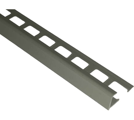 Наружный профиль для плитки DECONIKA 8 мм, 2.5 м, 005-G Серый глянец Д-Пл8-Н 005-0 СЕР-Г