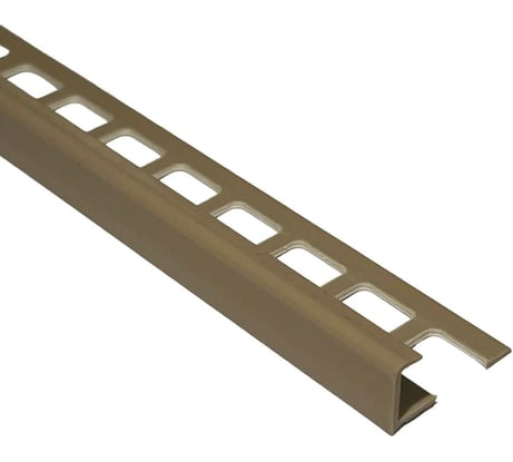 Наружный профиль для плитки DECONIKA 10 мм, 2.5 м ,012-G Бежевый глянец Д-Пл10-Н 012-0 БЕЖ-Г