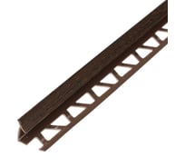 Раскладка внутренняя для плитки Ideal 10 мм, 2.5 м, 301 венге Вп10 301 ВНГ